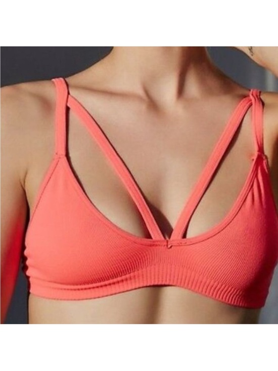 Free People Other - Free People Keira Seamless Bra Bralette in Coral Pink NWT